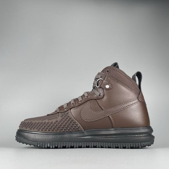 Nike Lunar Force 1 Men’s 8.5 Winterized Duck Boots Baroque Brown Sneakers Casual - Picture 6 of 8